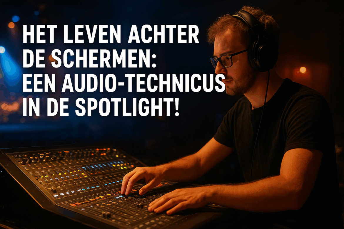 Het Leven Achter de Schermen: Een audio-technicus in de Spotlight!